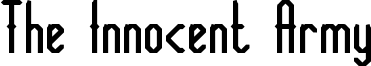 The Innocent Army Font