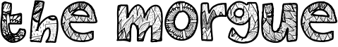 The Morgue Font