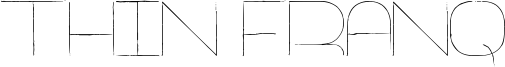 Thin Franq Font
