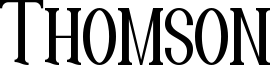 Thomson Font