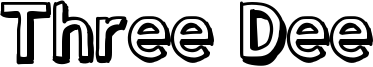 Three Dee Font