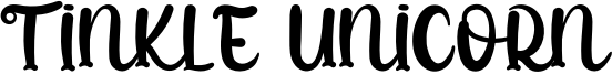 Tinkle Unicorn Font