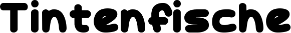 Tintenfische Font
