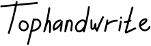 Tophandwrite Font