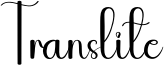 Translite Font
