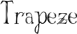 Trapeze Font