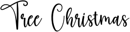 Tree Christmas Font