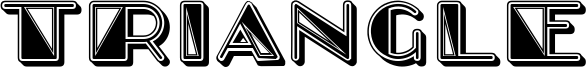 Triangle Font