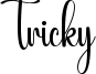 Tricky Font