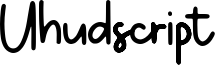 Uhudscript Font