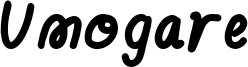 Umogare Font