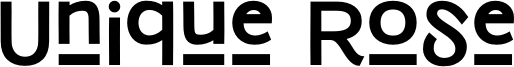 Unique Rose Font