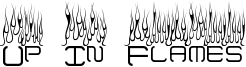 Up In Flames Font