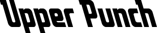 Upper Punch Font
