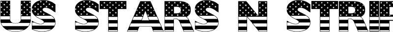 US Stars N Stripes Font
