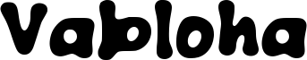 Vabloha Font