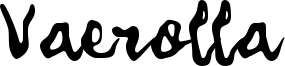 Vaerolla Font