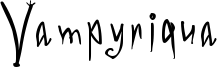 Vampyriqua Font