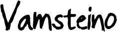 Vamsteino Font