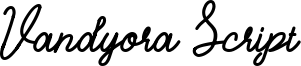 Vandyora Script Font