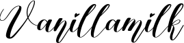 Vanillamilk Font