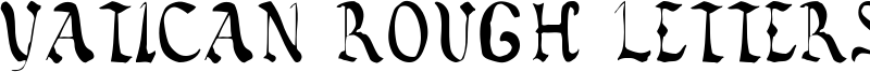 Vatican Rough Letters, 8th c. Font