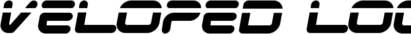 Veloped Logotype Font