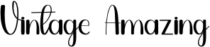 Vintage Amazing Font
