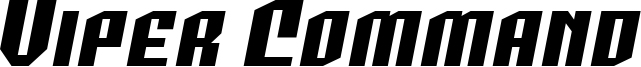Viper Command Font