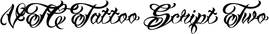 VTC Tattoo Script Two Font