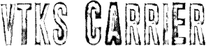 Vtks Carrier Font