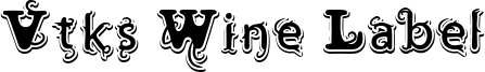 Vtks Wine Label Font
