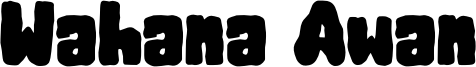 Wahana Awan Font