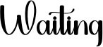 Waiting Font