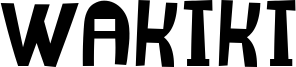 Wakiki Font