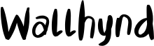 Wallhynd Font