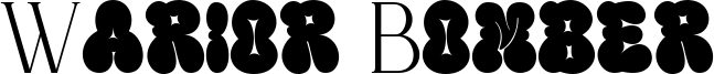 Warior Bomber Font