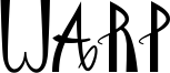Warp Font