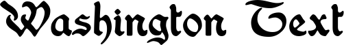 Washington Text Font