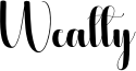 Wealty Font