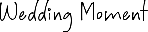 Wedding Moment Font