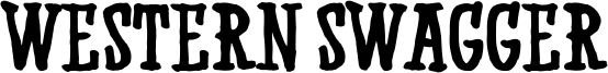 Western Swagger Font