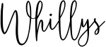 Whillys Font
