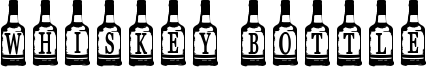 Whiskey Bottle Font