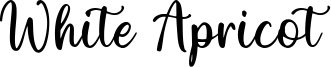 White Apricot Font