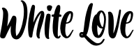 White Love Font