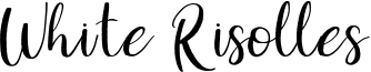 White Risolles Font