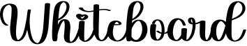 Whiteboard Font