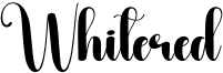 Whitered Font