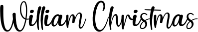 William Christmas Font